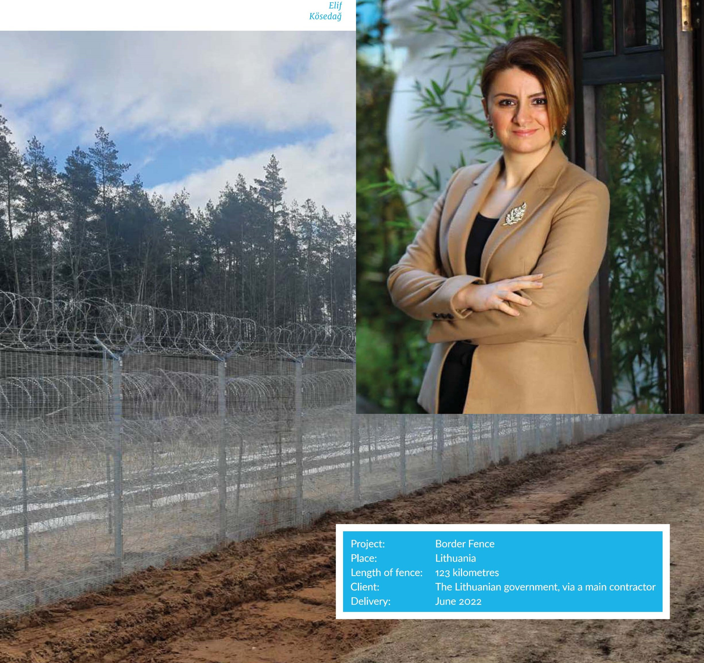 Projet de clôture à la frontière lituanienne par Kosedag